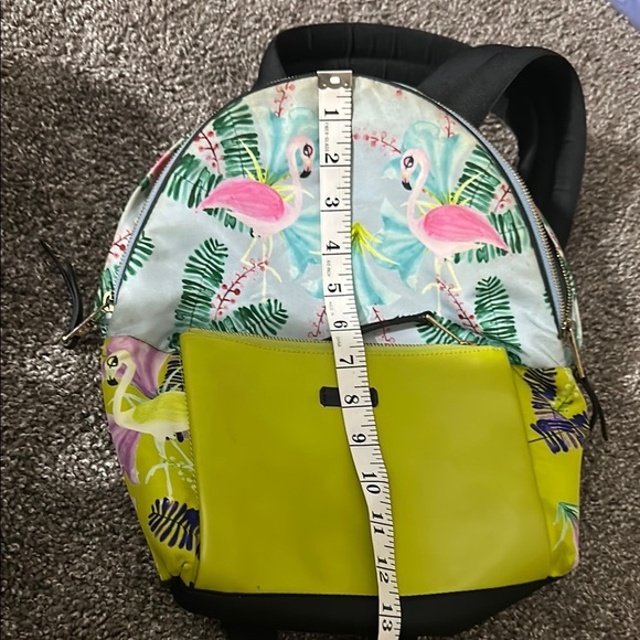 Furla Fiordaliso And Ranuncolo Giudecca Flamingo Neon Small Backpack In Blue - Picture 15 of 15